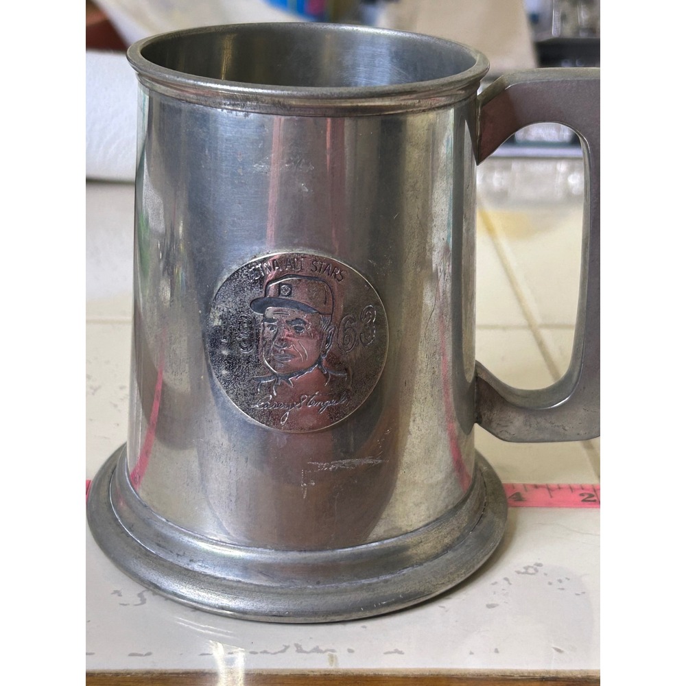 Viners of Sheffield English Pewter Mug 1963 Baseball All‎ Stars Collectible
